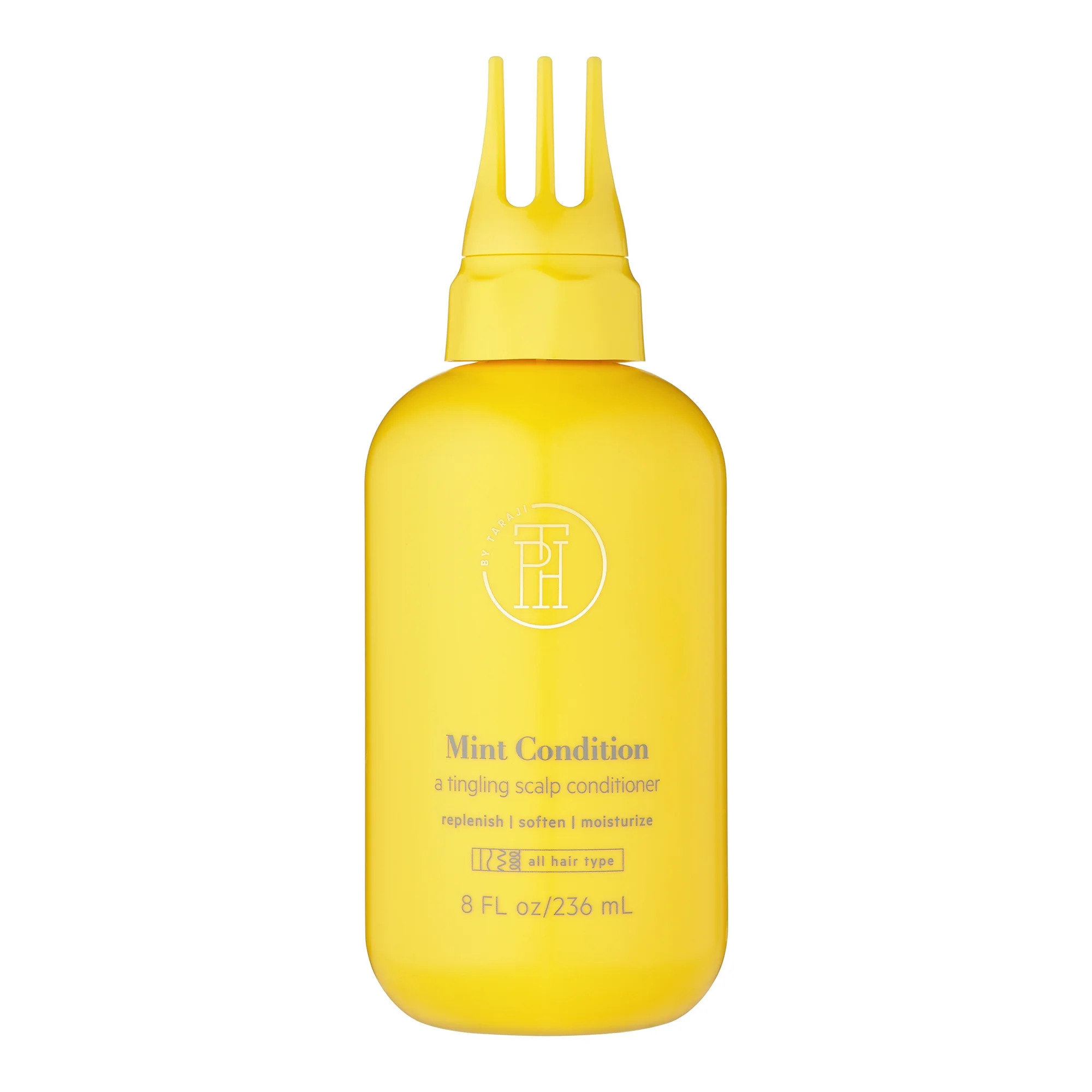 TPH BY TARAJI Mint Condition Tingling Scalp Conditioner with Shea Butter, Aloe Vera, Eucalyptus & Peppermint | Natural & Curly Hair Product, 8 oz. | Walmart (US)