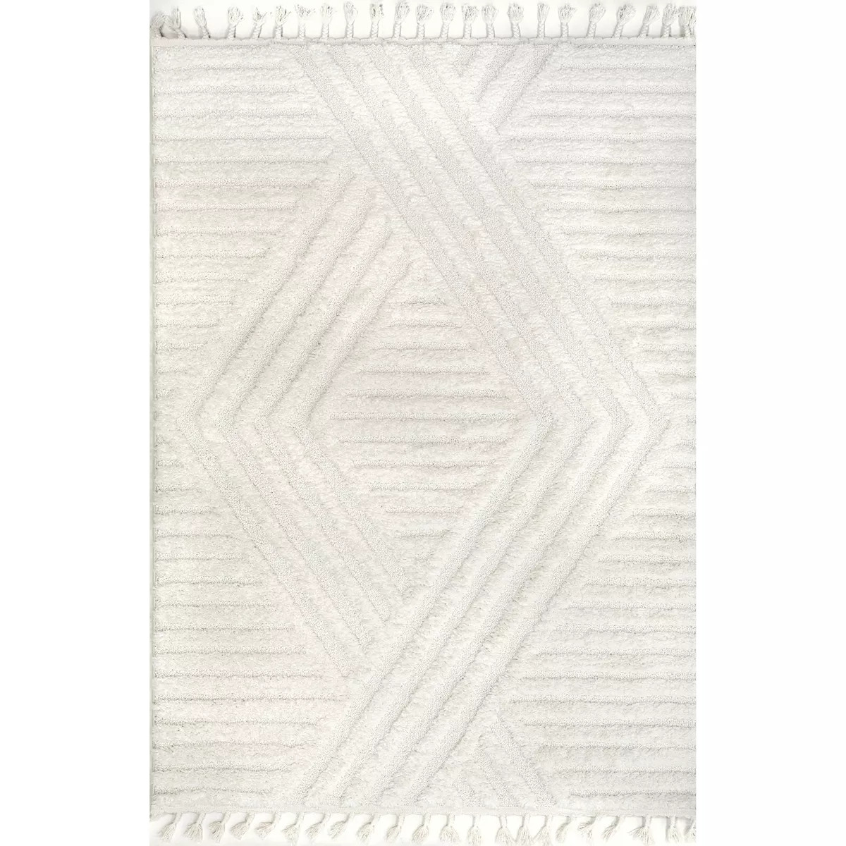 nuLOOM Risette Geometric Shag Tassel Area Rug | Target