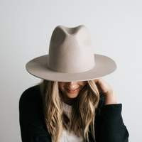 Billie Tall Fedora - Ivory | Gigi Pip