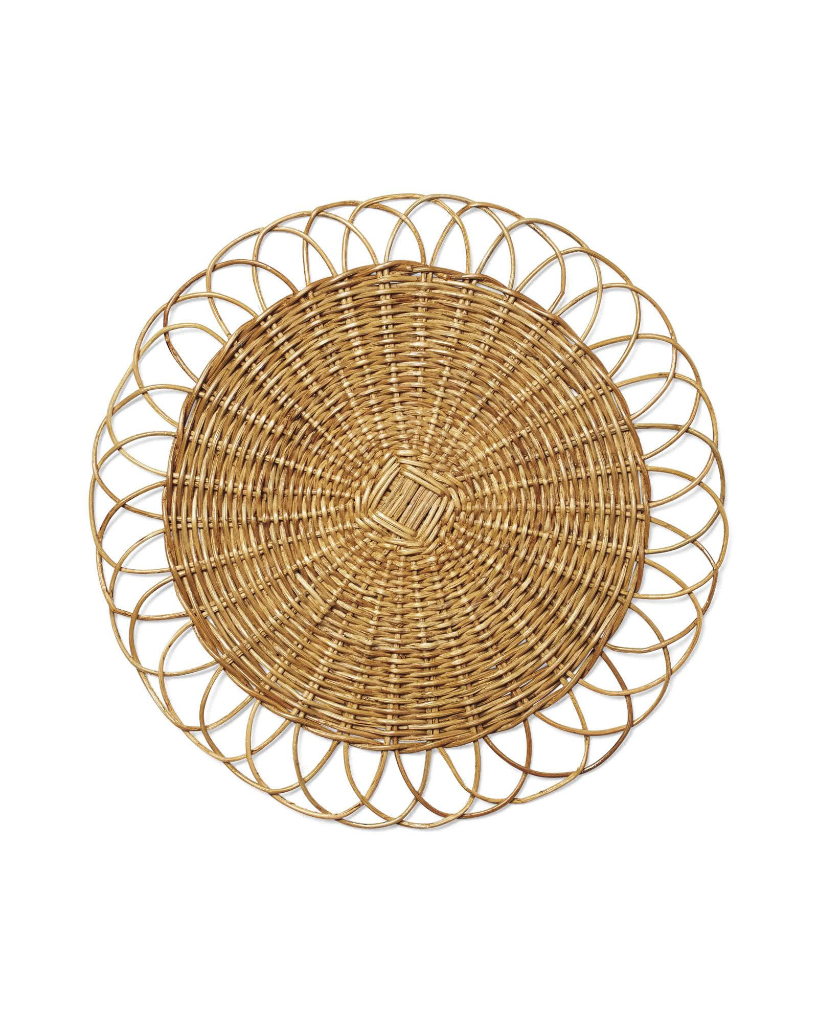 Round Rattan Placemat (Set of 4) | Serena and Lily