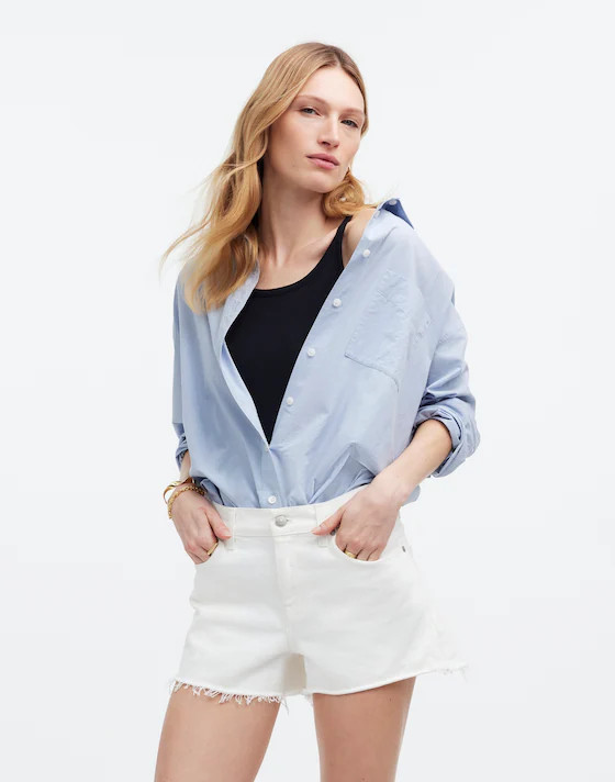 Low-Rise Boyfriend Shorts | Madewell