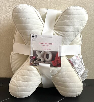 Isaac Mizrahi XO Valentine's Day Decorative Throw Pillows Hugs Kisses NWT | eBay US