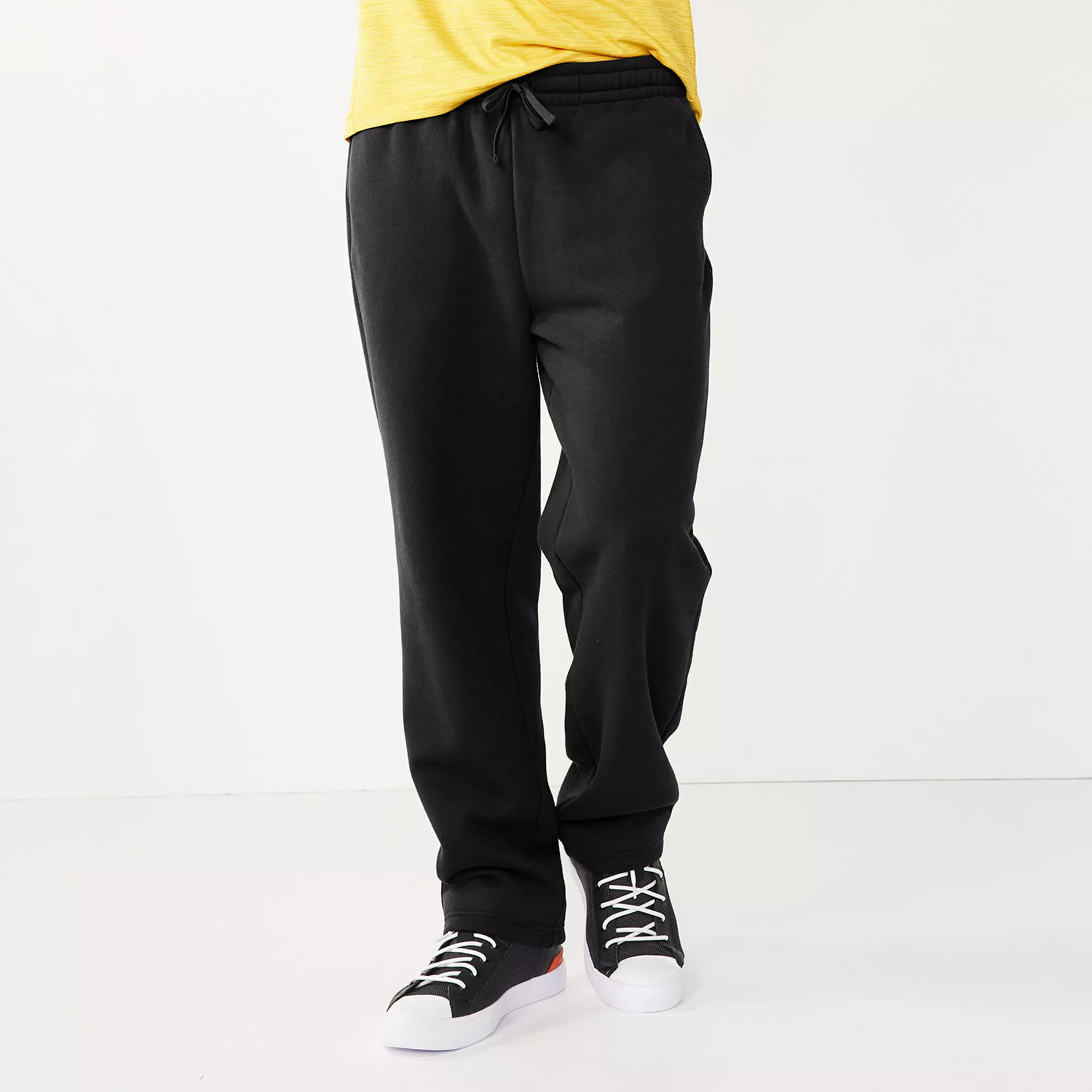 Men's Tek Gear® Ultra Soft Open Hem Fleece Pants | Kohl's