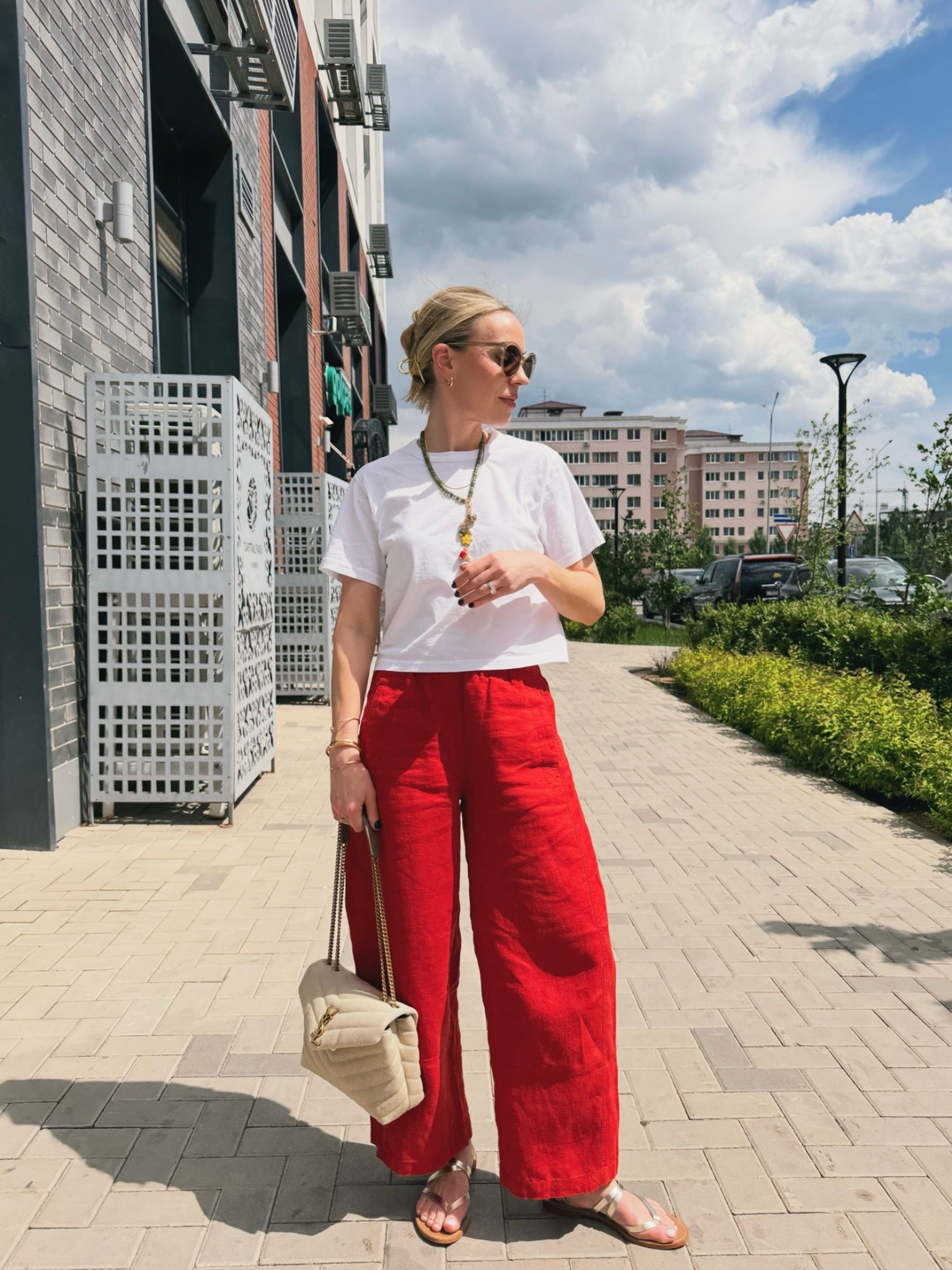 These linen pants have a flattering barrel leg and are so cute for summer! True to size

#LTKSeasonal #LTKOver40 #LTKTravel