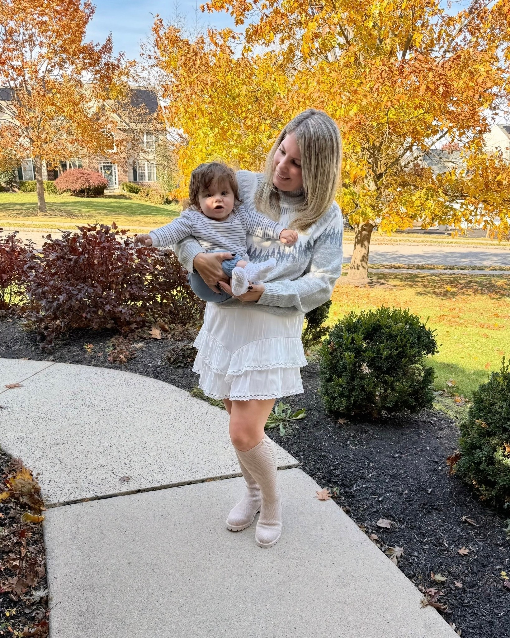 Coordinating outfits with my mini is the best. Cute and affordable fall/winter outfits for mom and baby.

#LTKootd #LTKBaby #LTKmomlife