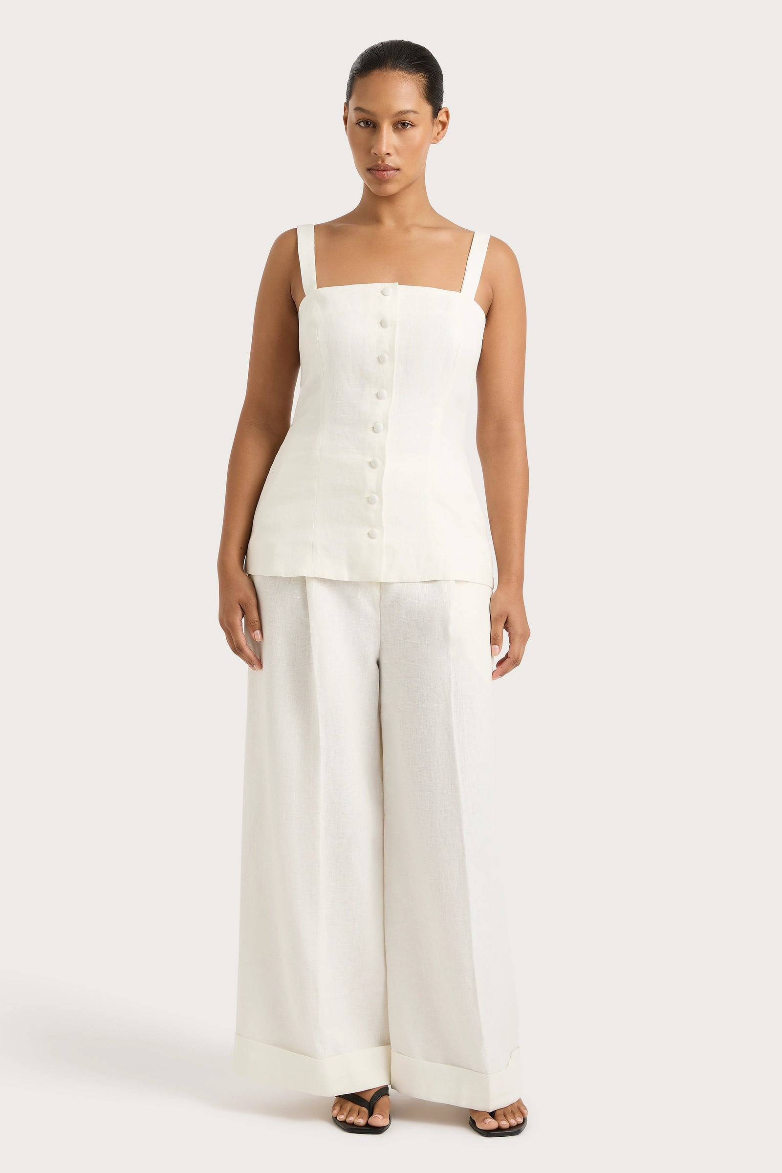 Clove Trouser White | Faithfull (AU)