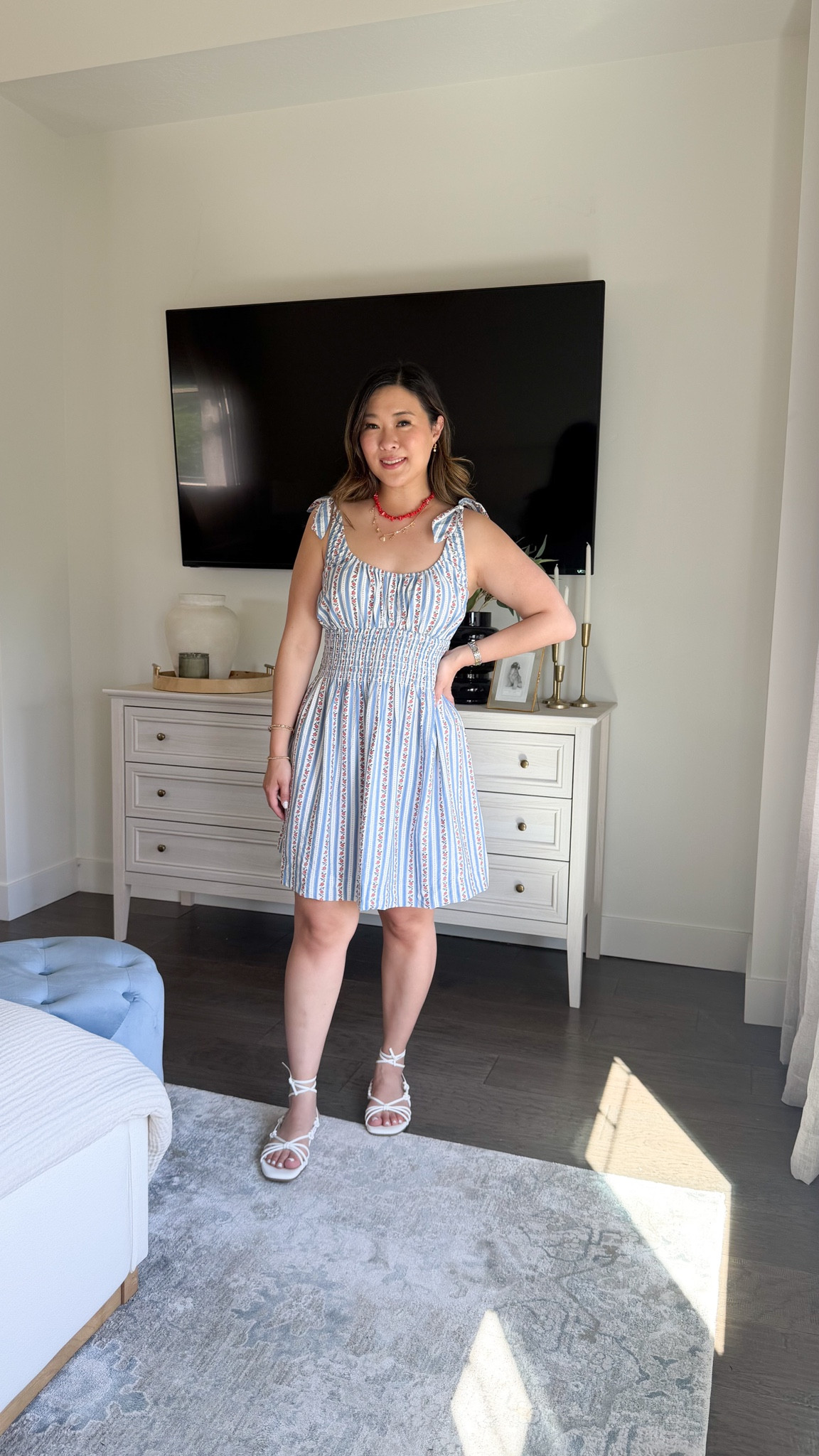 Walmart mini summer dress // red white and blue // Fourth of July // summer picnic // beach vacation

Wearing a medium

#LTKootd #LTKSeasonal #LTKPetite