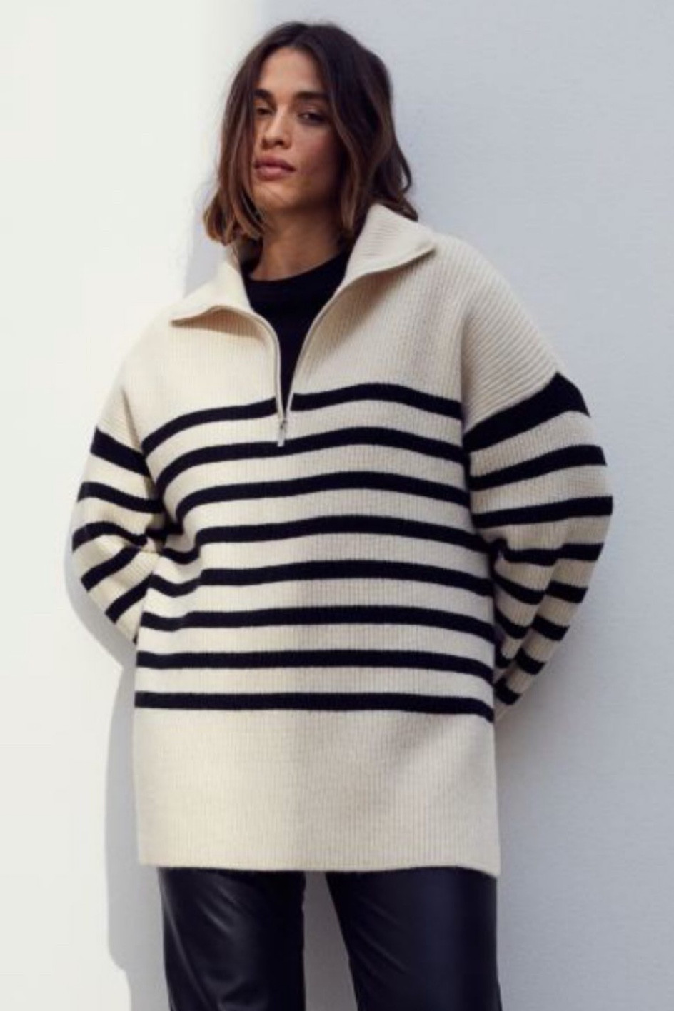 The cutest fall sweater and perfect to layer with leggings, mini Ugg minis, and a little shoulder bag!! 

Or pair with baggy lightwash jeans and some adidas sambas/Reeboks/new balances!! 

Easy to dress up or down! Super cozy! 
I’m 5’4 and size medium was the perfect oversized look for me! 

#LTKSale #LTKSeasonal #LTKBacktoSchool