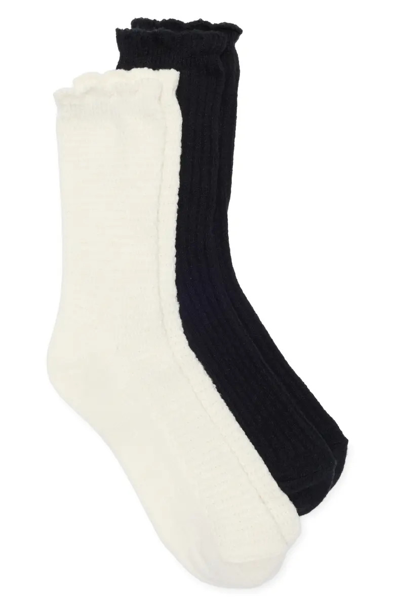 Hue 2-Pack Lattice Crew Socks | Nordstromrack | Nordstrom Rack