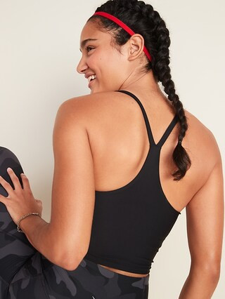 Light Support PowerSoft Longline Sports Bra for Women | Old Navy (US)
