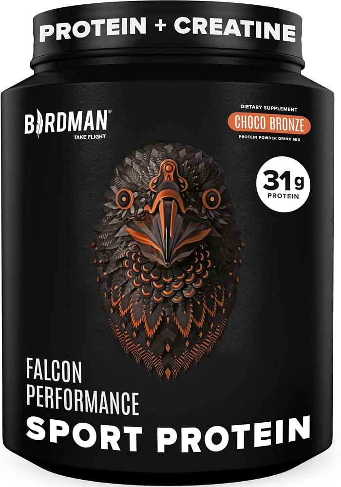 Falcon Performance Vegan Protein Powder, 31g Protein, 5g Creatine, 5g BCAA, Probiotics, Electroly... | Amazon (US)