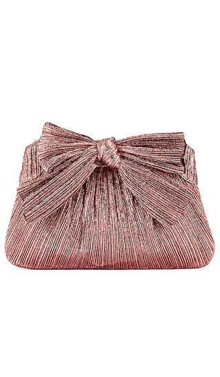 Rayne Clutch in Metallic Rose | Revolve Clothing (Global)