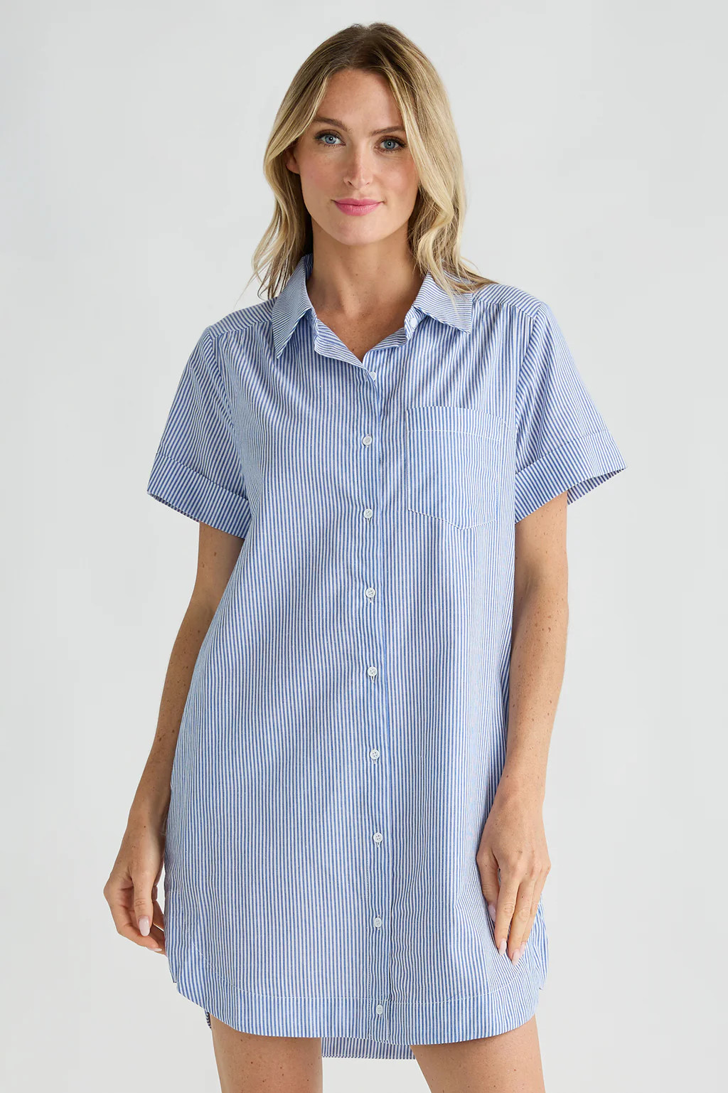 Sugarlips Striped Shirt Dress | Social Threads