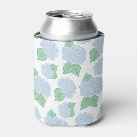 Blue Hydrangea Can Cooler | Zazzle.com | Zazzle