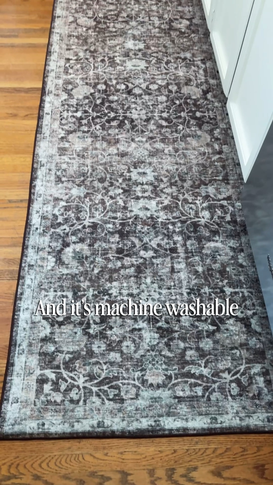 Vintage look runner- perfect for high traffic areas and if you have kids/pets

Non skid backing 
Machine washable
Beautiful brown tones

I have the 8ft runner in my kitchen, the all (almost) 4x6 in my entryway and 
The 10 ft runner in my entry adjoining hallway 


#LTKStyleTip #LTKSaleAlert #LTKHome