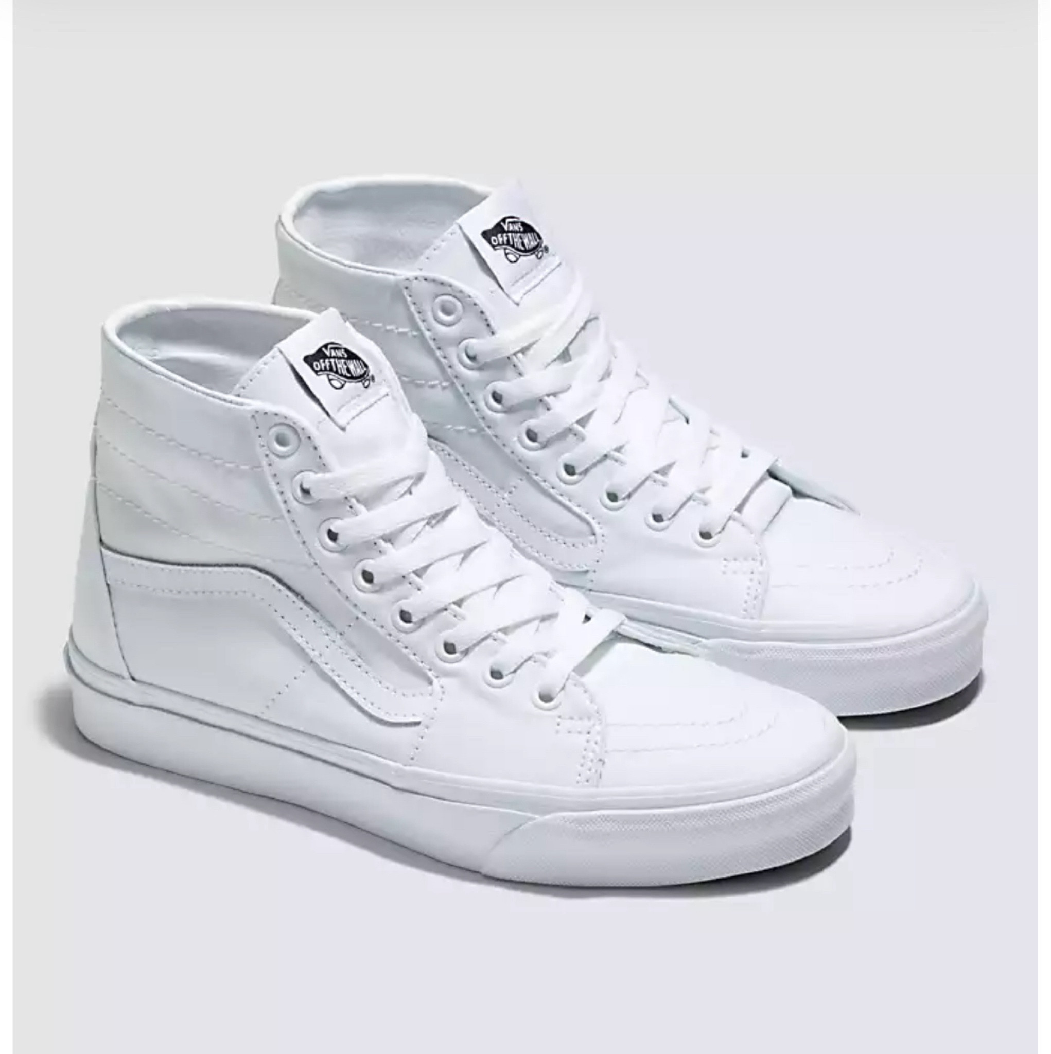 White high tops for leg days! They run a little big on me so I do a 1/2 size down. 