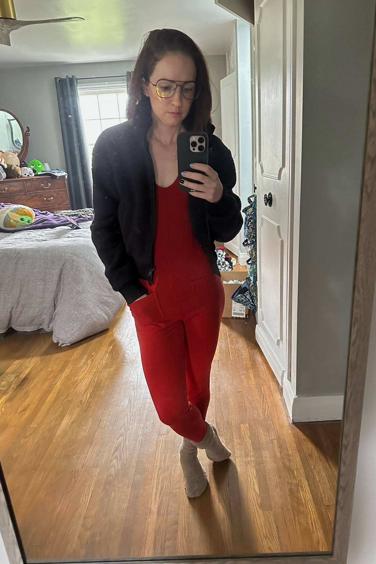 Rainy Study Days 

Jacket | Socks - Alo
Onesie - SmashTess 
Glasses - Warby Parker 
Under eye Patches - Peter Thomas Roth

#LTKSeasonal #LTKbeauty