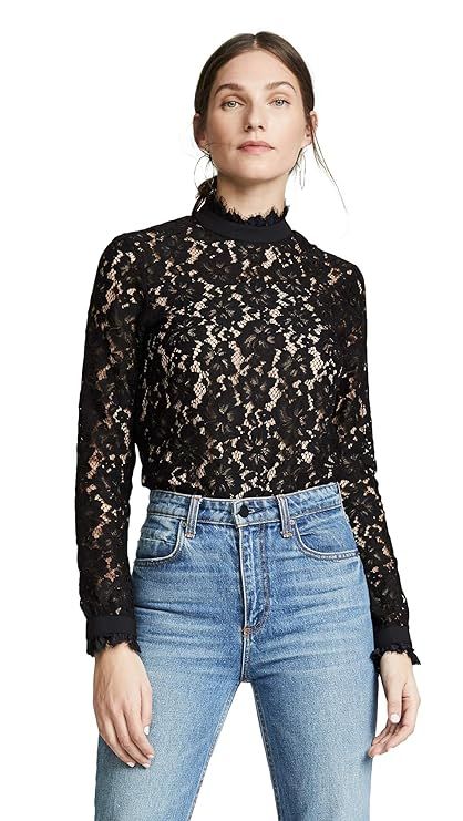 WAYF Women's Berklin Lace Top | Amazon (US)