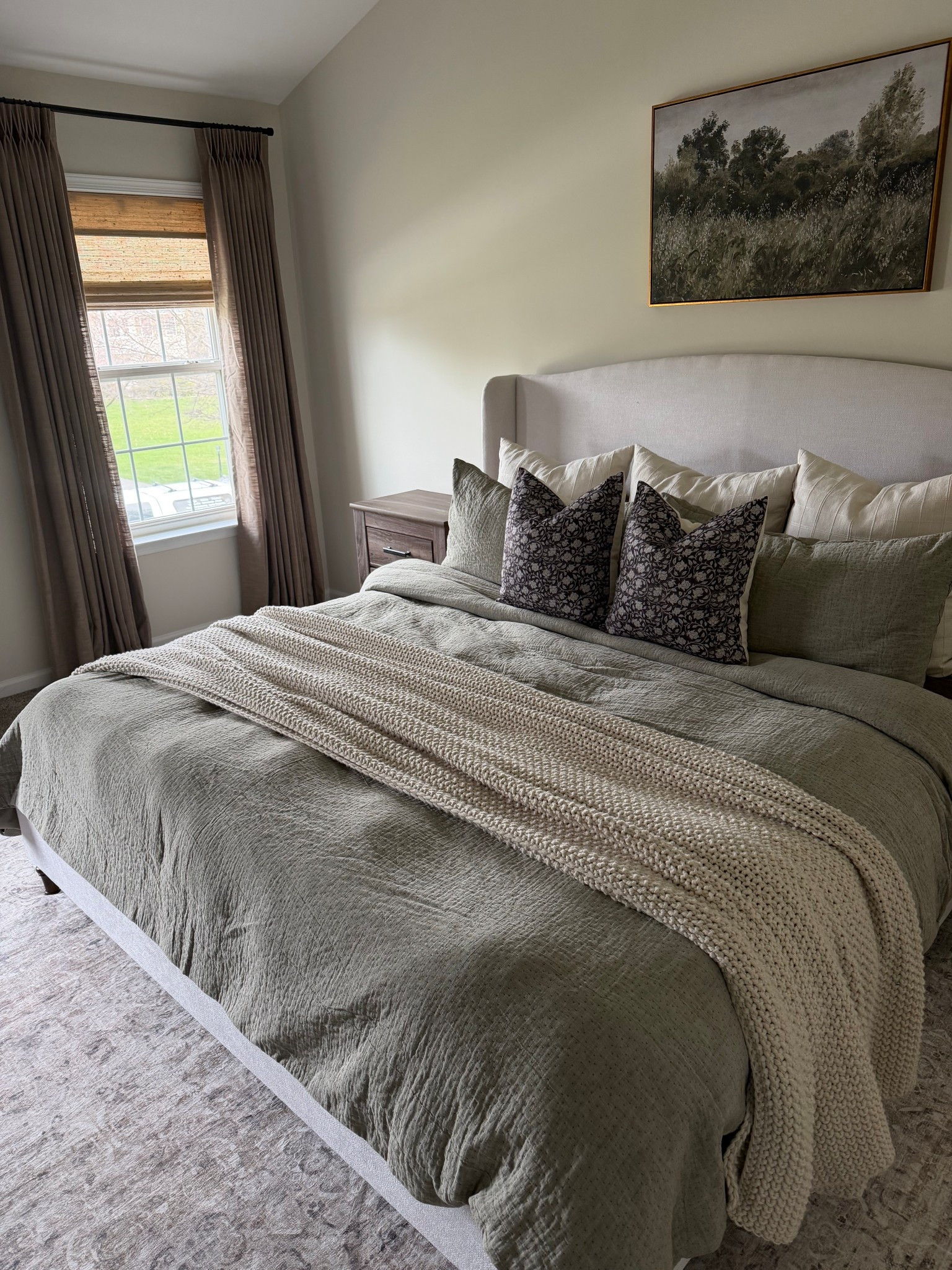 Bedroom inspo!! #bedroominspo #springbedding #bedroommakeover #bedroomrefresh #bedroomdecor