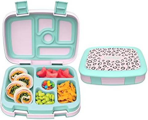 Bentgo® Kids Prints Leak-Proof, 5-Compartment Bento-Style Kids Lunch Box - Ideal Portion Sizes f... | Amazon (US)