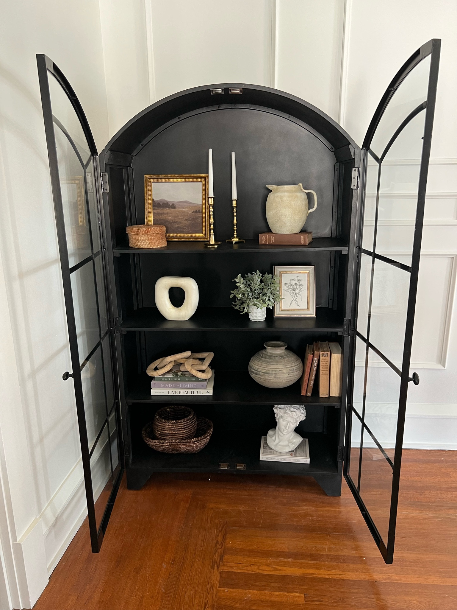 Shop my storage cabinet and shelf decor. 

#LTKhome #LTKFind #LTKstyletip