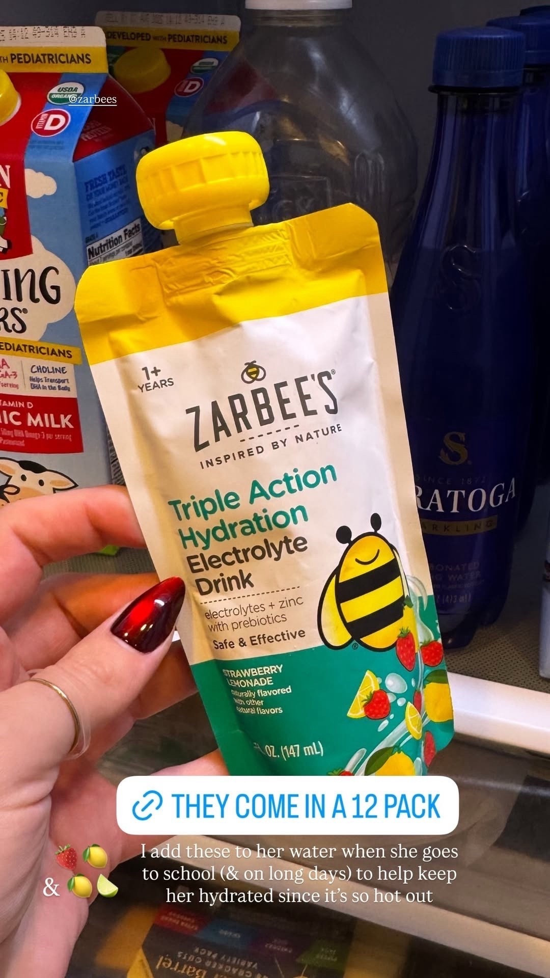 The electrolyte drink I use to help my daughter stay hydrated, especially during the summer when she spends hours playing outside and in the pool.



Hydrate drink  electrolytes  Lowcarbdashian

#LTKHome #LTKFamily #LTKKids