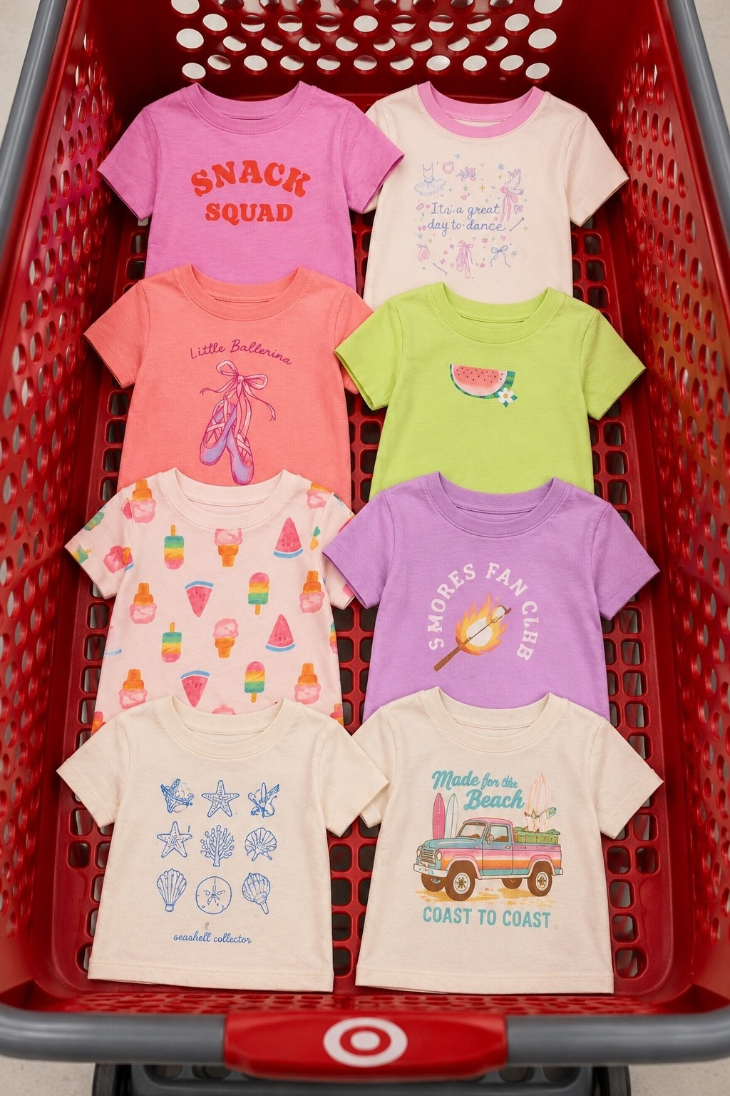 Toddler Girls summer graphic tees at Target

#LTKKids