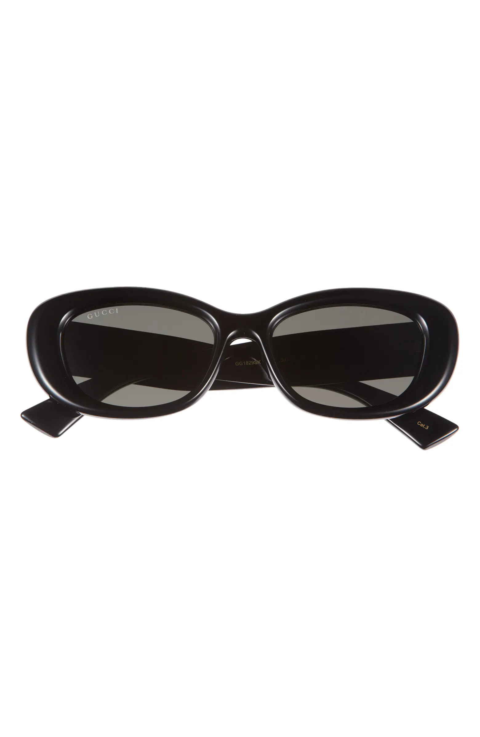53mm Polarized Oval Sunglasses | Nordstrom