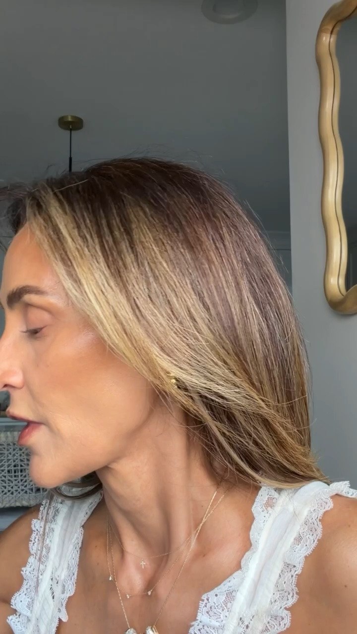 Part 3 of my grwm while trying some new products I’ve been excited about and loving the results 
Armani liquid eyeshadow - shade 36 wood 
Dior brown eyeliner 
Merit brown tube mascara

#LTKBeauty #LTKgrwm #LTKOver40