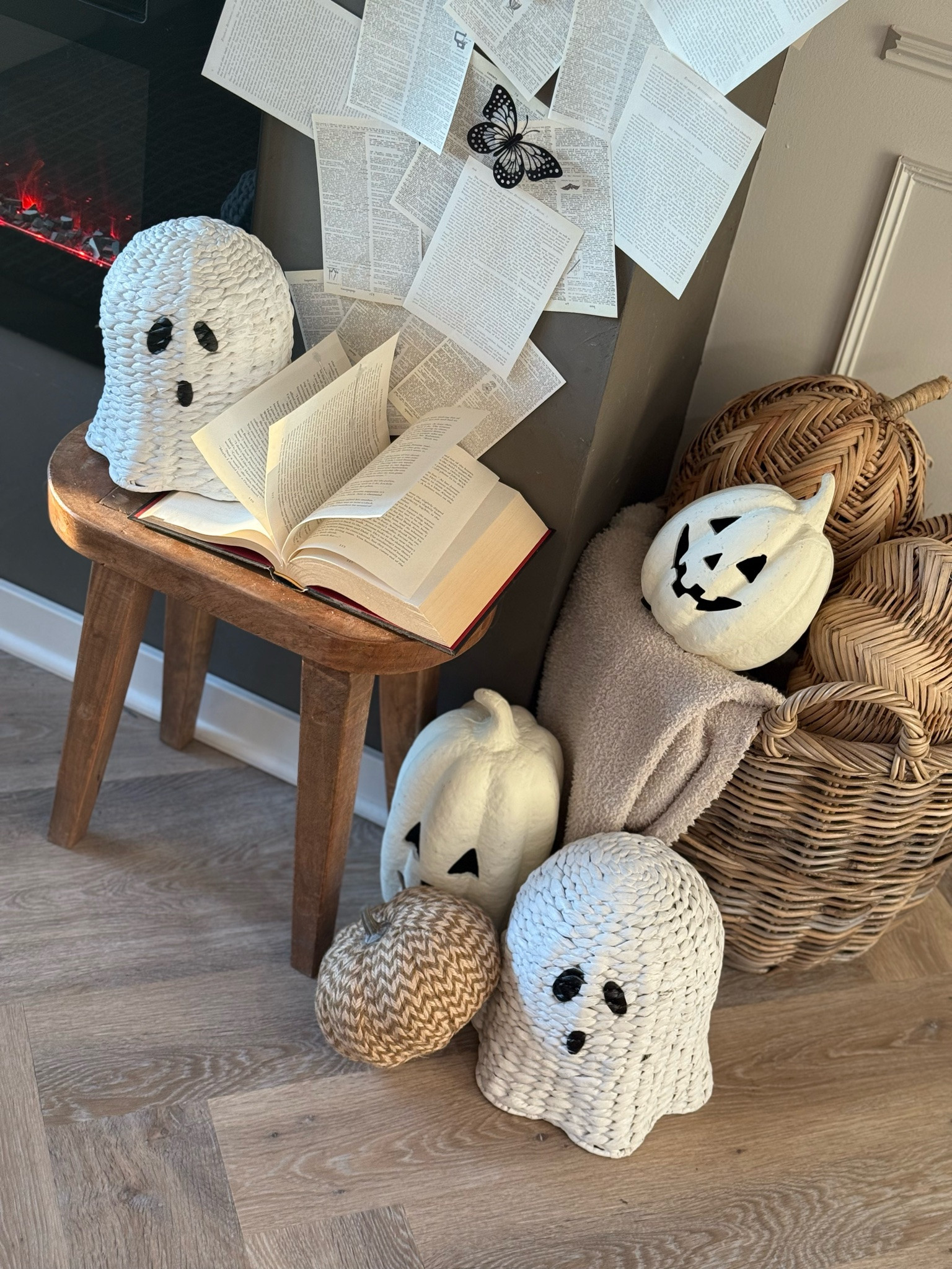 halloween fireplace decor 

 #LTKSeasonal #LTKHome