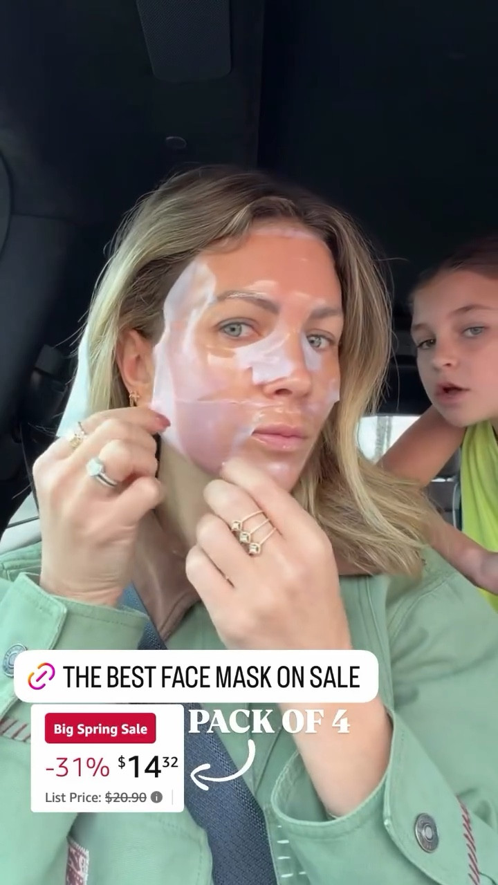 The best collagen face mask on sale during Amazon big spring sale! Pack of 4 for only $14! You can also get an extra 10% off with code MEDICUBE10 

#LTKSaleAlert #LTKBeauty