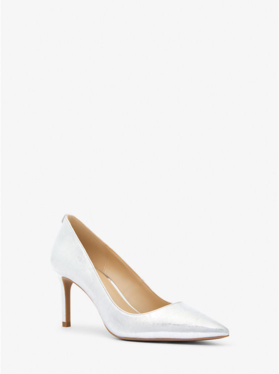 Alina Flex Crackled Metallic Leather Pump | Michael Kors (UK)