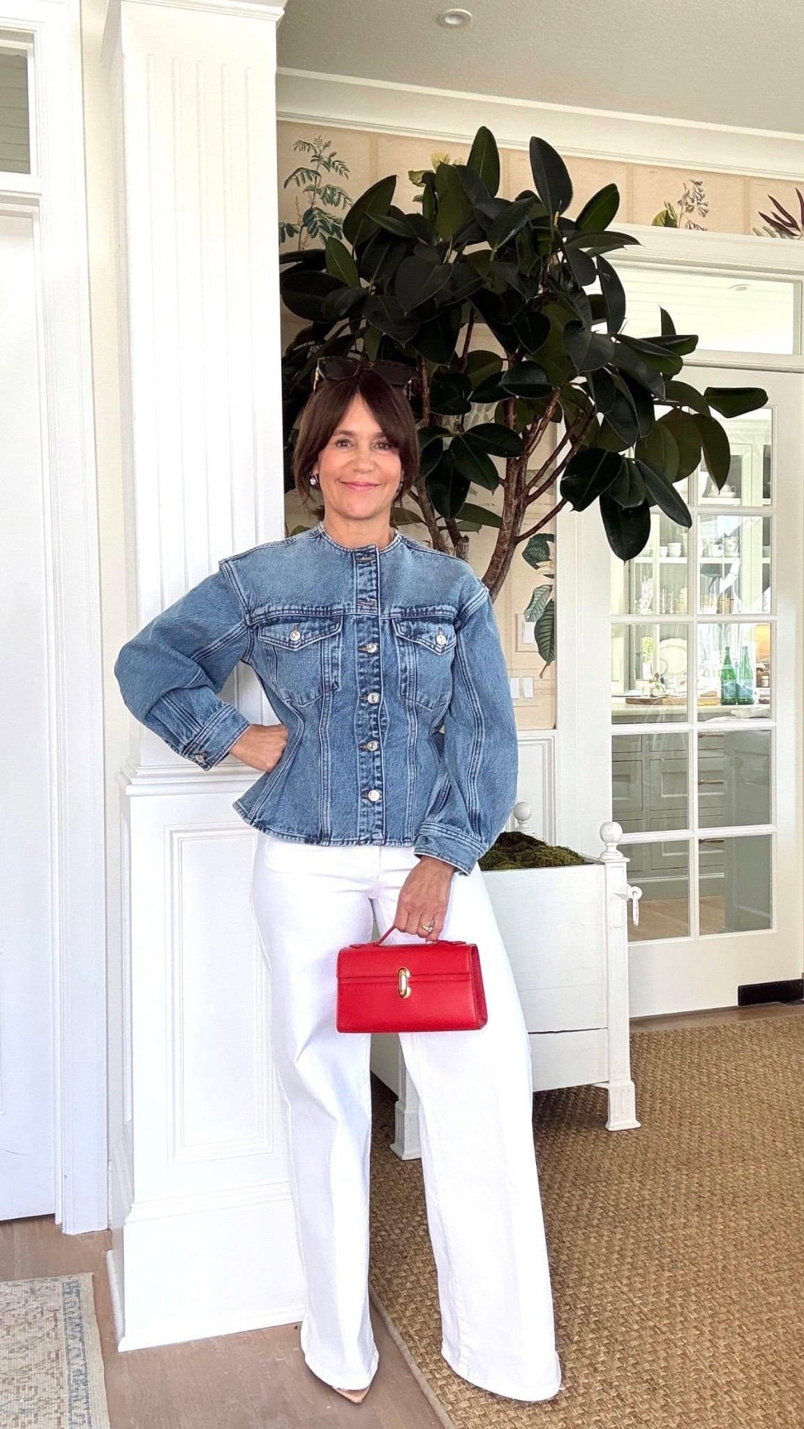 I’ve been wearing this denim jacket nonstop! The fit is perfect, and it’s so flattering! ❤️ The fit runs true to size. 

#LTKSeasonal #LTKOver40