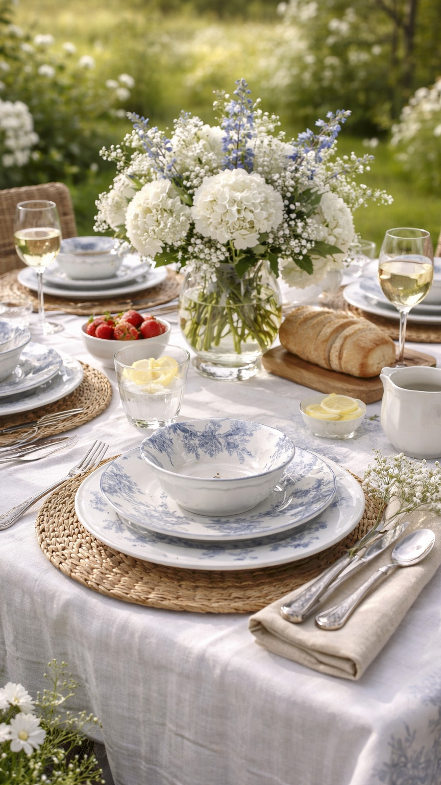 Stoneware Legacy Heirloom Dinner Bowl and plates VBlue Floral Toile. Vintage flatware set. 

#LTKMothersDay #LTKHome