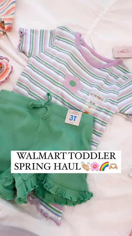 Walmart Toddler Spring Haul👏🏼🌸🌈🫶🏼
Affordable toddler fashion 
Spring clothes 
Walmart kids 

#LTKkids