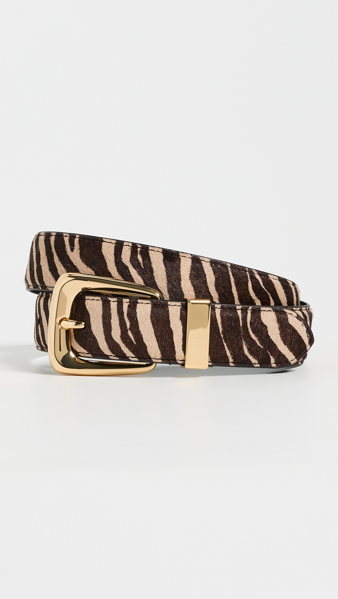 Veronica Beard Ziger Arch Belt Tan Multi M | Shopbop