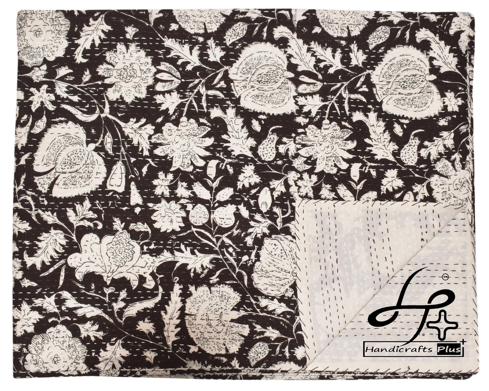 Ethnic Kantha Blanket Home Decor Bedcover Handmade Blanket - Etsy | Etsy (US)