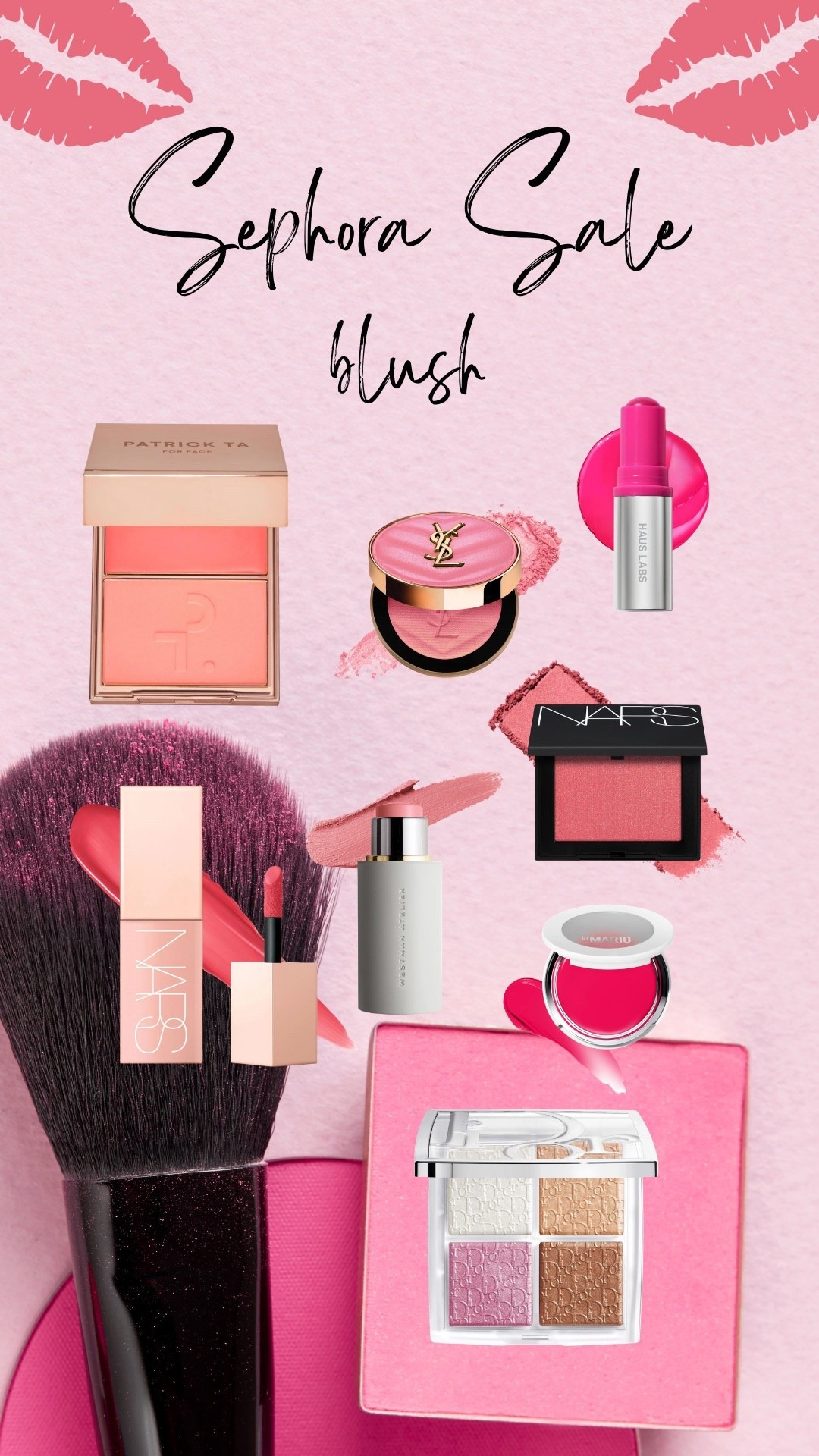 The Sephora sale is my favorite time of year to stock up on my favorite beauty products and try out a few new ones! What products are you purchasing this go round? 
Patrick ta, ysl beauty, haus labs, westman Atilier, mats, makeup by Mario, Dior 

Sephora, Sephora sale, VIB, beauty, blush, bronzer, foundation, highlighter, eyeshadow, eye liner, mascara, lip liner, lipstick, lip gloss, setting spray, setting powder, setting spray, primer, skincare