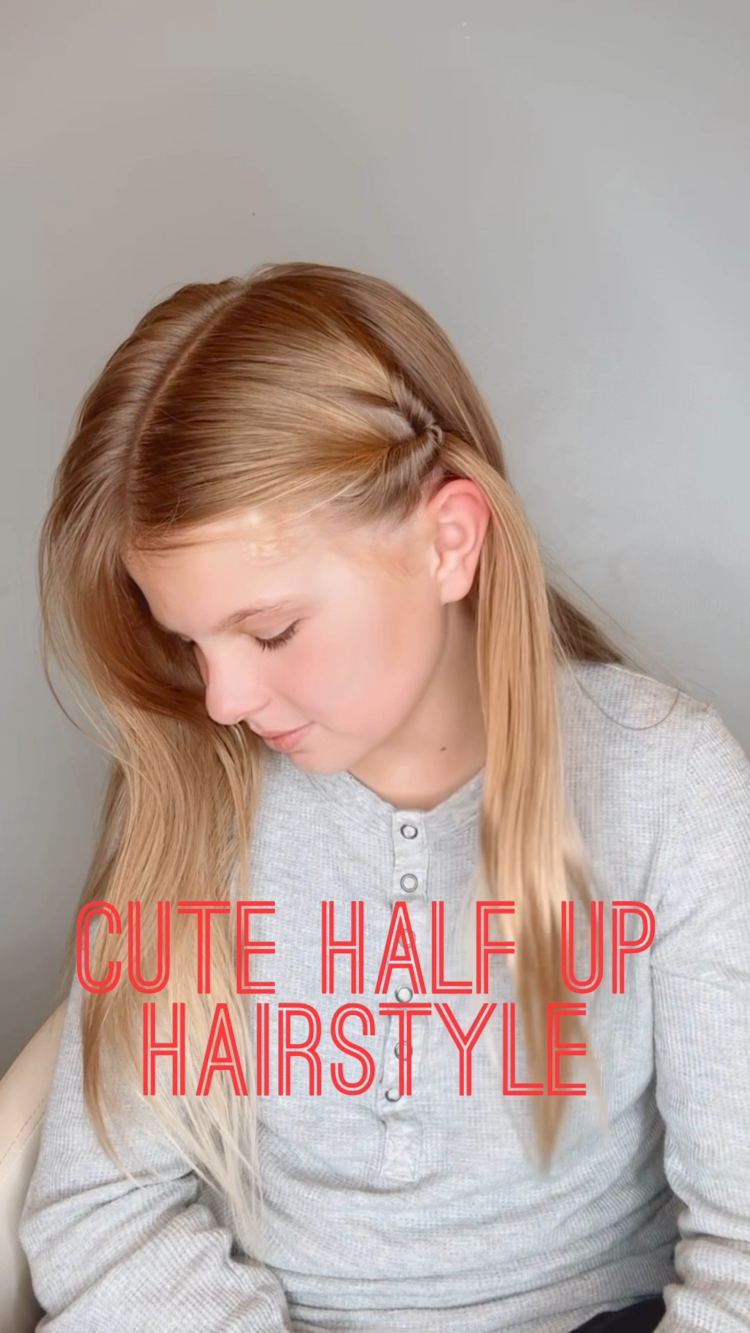 CUTE HALF UP HAIRSTYLE 🩷 I love this cute and pretty hairstyle for girls. It’s a favorite! I’m sharing my favorite hair products with you, too! Make sure you save and follow us for daily hairstyles. 

#LTKBeauty