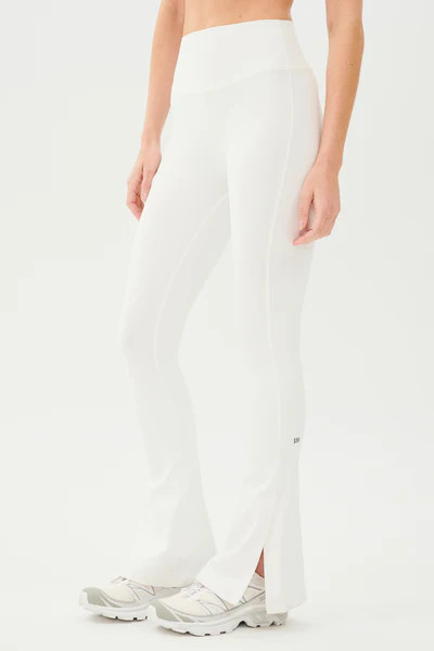 Raquel High Waist Flare w/ Split Hem | Splits59.com