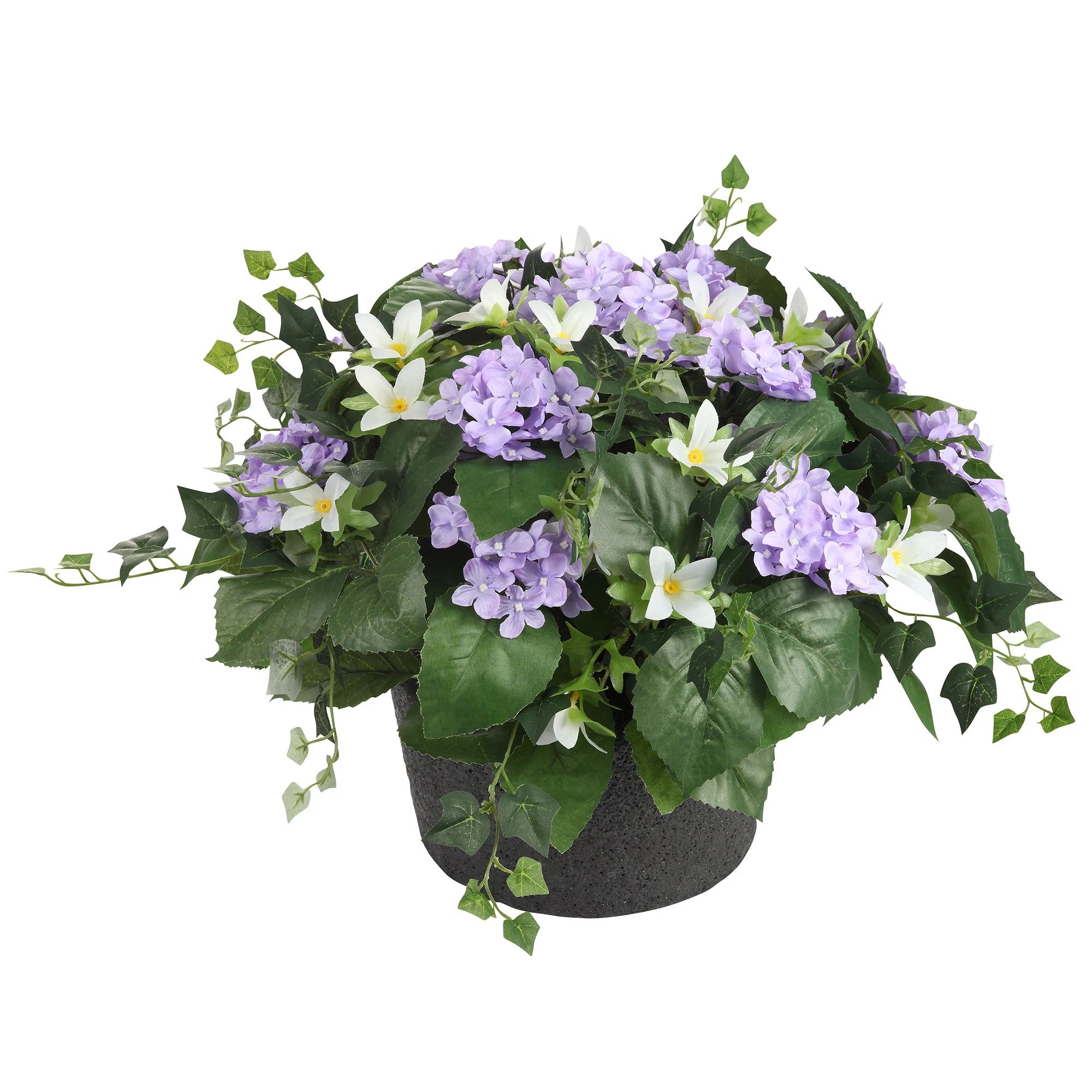 Haute Decor Adjustable Height Purple Hydrangea Urn Filler & Reviews | Wayfair | Wayfair North America
