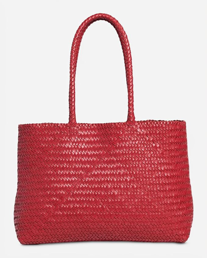Madewell Women's The Handwoven Leather Tote | Amazon (US)