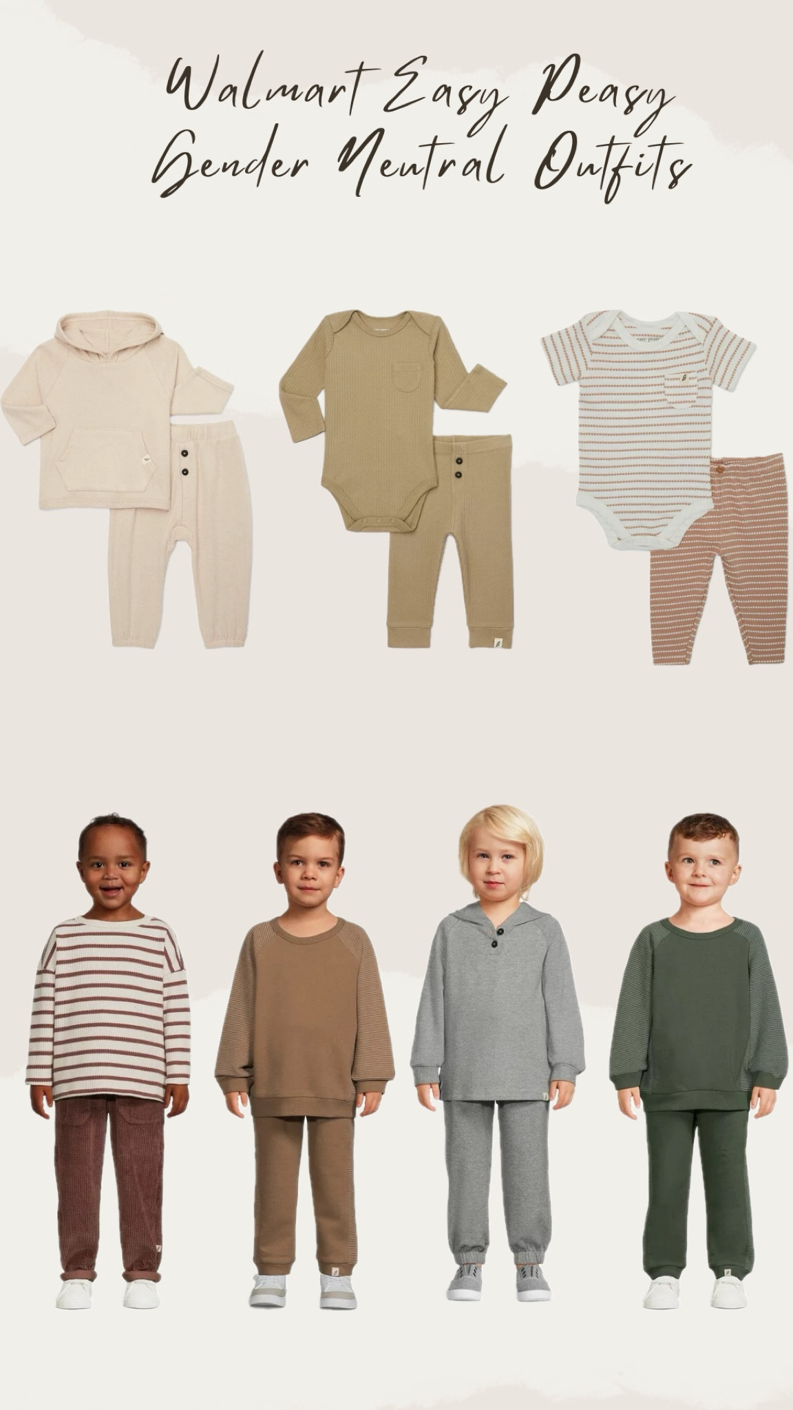 Favorite gender neutral clothes for babies and toddlers 🤍

#LTKfamily #LTKbaby #LTKkids