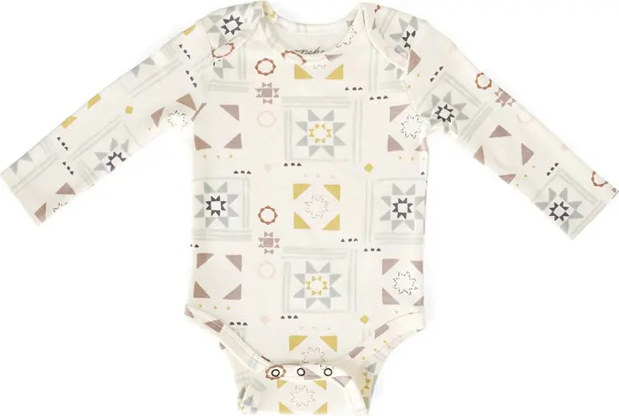 Pehr Patchwork Organic Cotton Bodysuit | Nordstrom | Nordstrom