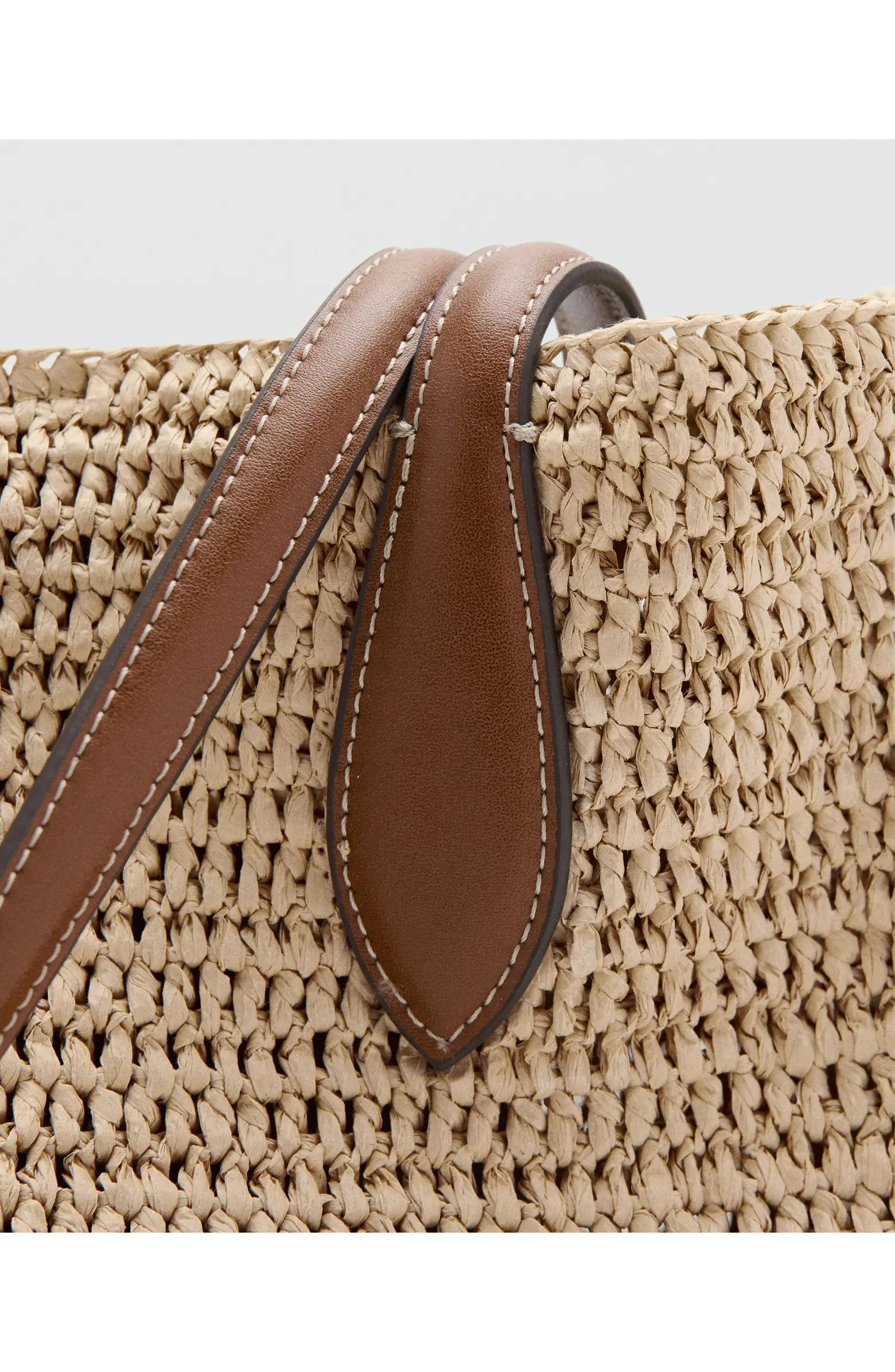 Natural Fiber City Shoulder Bag | Nordstrom