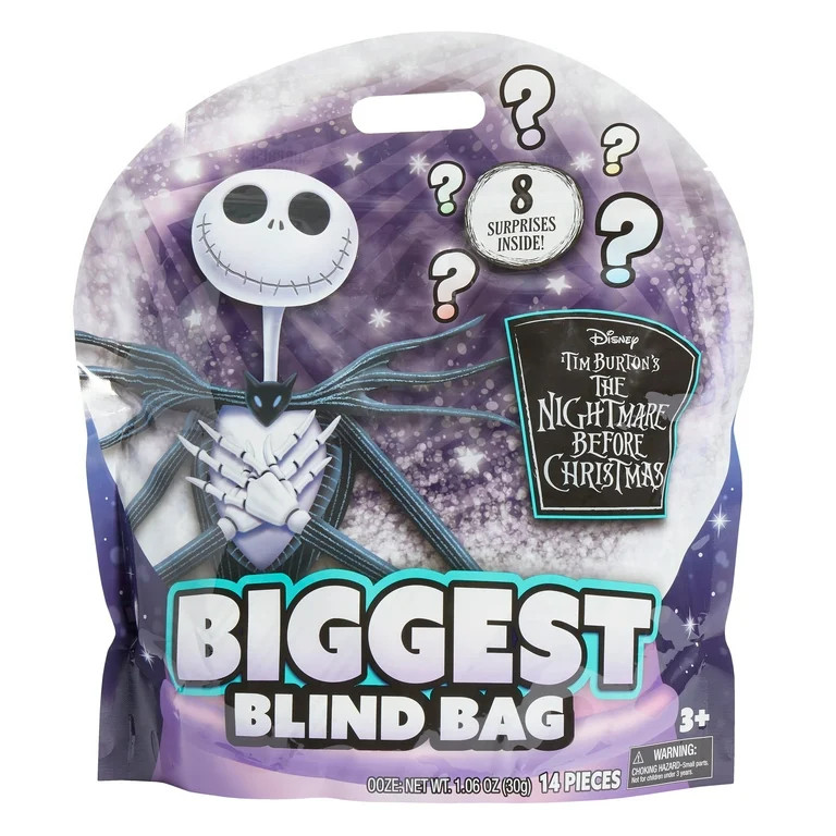 Disney Tim Burton's The Nightmare Before Christmas Biggest Blind Bag with 8 Surprises for Kids Ag... | Walmart (US)
