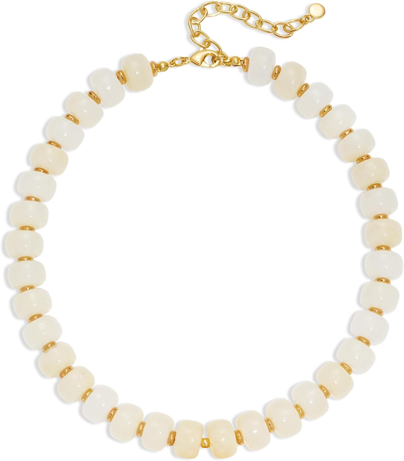 LILIE&WHITE Resin Chunky Beaded Necklace for Women Minimalistic Modern Statement Necklace Jewelry Accessories | Amazon (US)