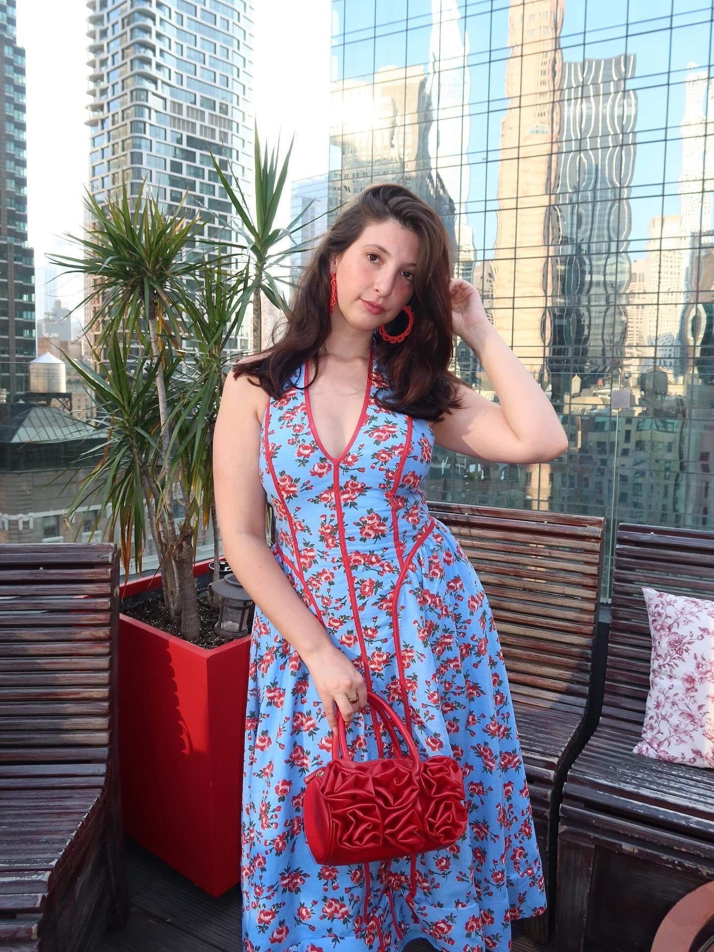 this dress has me craving some cherries 🍒 

midsize fashion, summer dress, Anthropologie, blue dress, halter dress

#LTKU #LTKMidsize