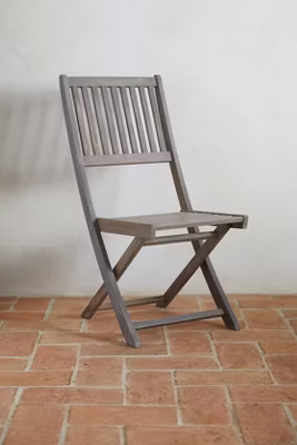 Folding Teak Side Chair | Anthropologie (US)
