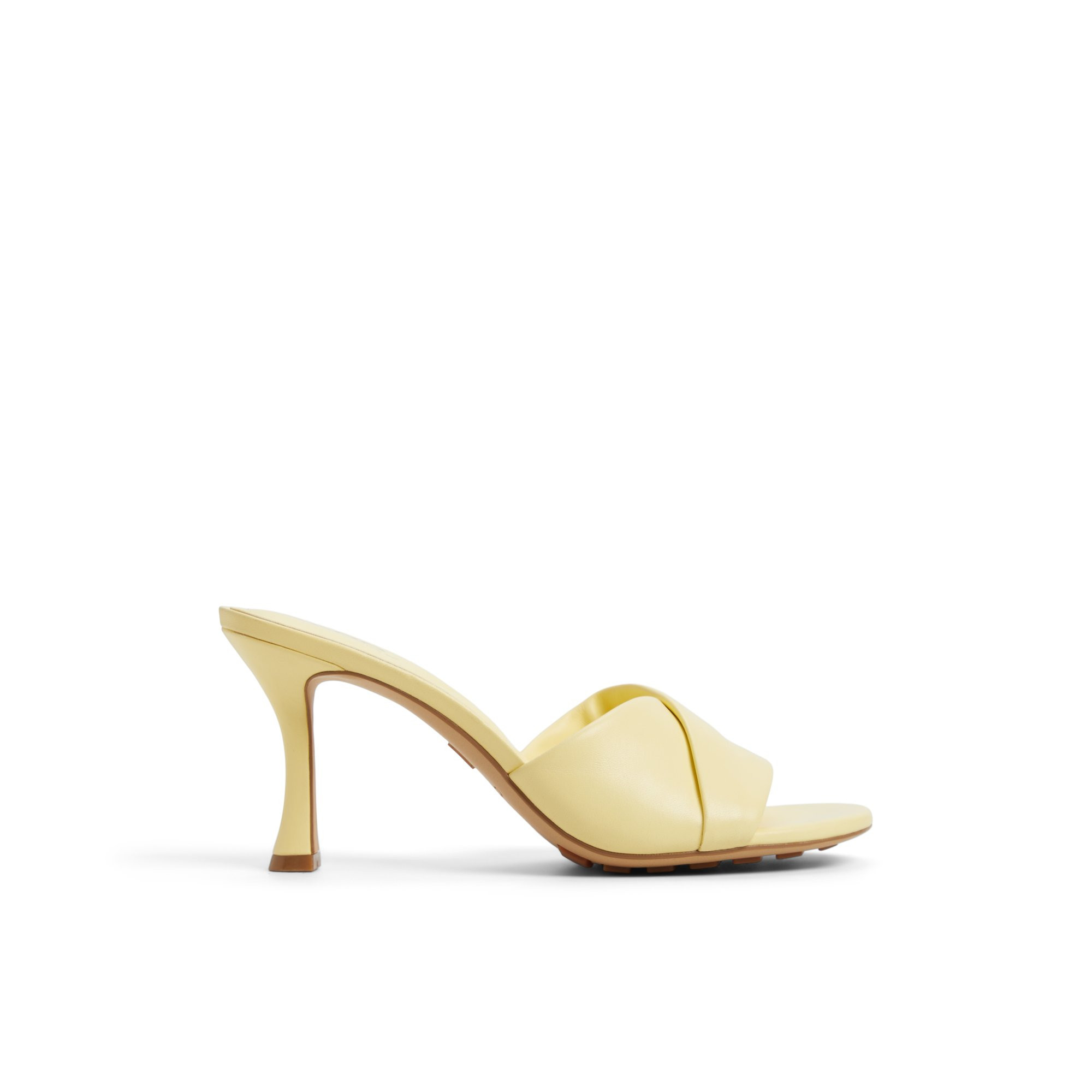 ALDO Lyhanna - Women's Heeled Mules Sandals - Yellow, Size 8.5 | Aldo Shoes (US)